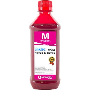 Tinta Sublimática InkTec Para Sublimação - Magenta (500ml)