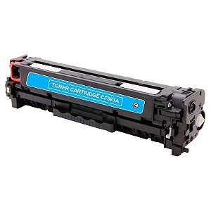 Cartucho de Toner Compatível HP CF381, CE411, CC531 (381A-411A-531A) Ciano (2.8k)