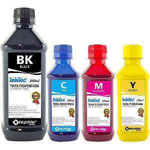 Tinta InkTec Pigmentada para Impressora Epson (1.250ml)