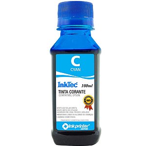 Tinta Corante InkTec Ciano para Impressora Epson (100ml)