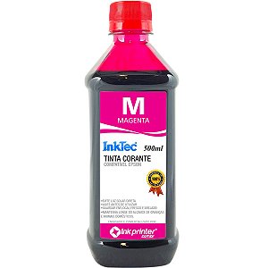 Tinta Corante InkTec Magenta para Impressora Epson (500ml)