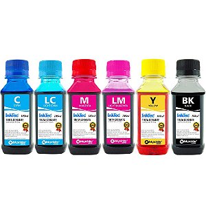 Tinta Corante InkTec para Impressora Epson (6x100ml)