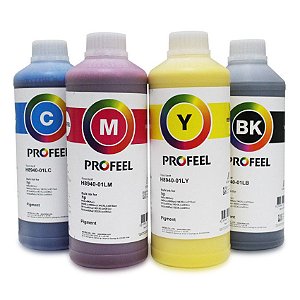 Tinta Pigmentada InkTec para Impressora HP Série 8000 (4 litros)