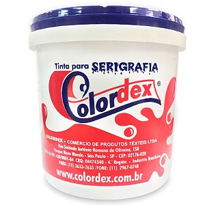 Tinta para Serigrafia Colordex Hidrocolor Branco (1Kg)