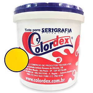 Tinta para Serigrafia Colordex Hidroflex Amarelo Ouro (900ml)