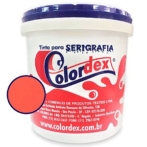 Tinta para Serigrafia Colordex Hidroflex Laranja Fluor (900ml)