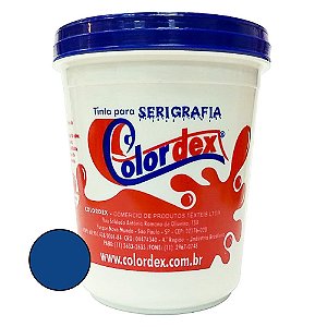 Pigmento Colordex para Tintas de Serigrafia a Base D'água - Azul Royal (250ml)