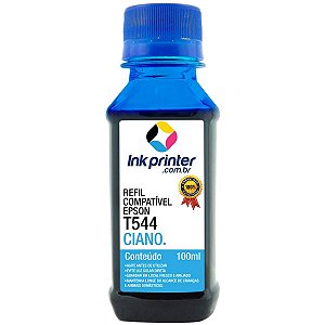 Tinta para Epson L3150 - Ciano - Compatível Ink Printer  (T544 - 100ml)