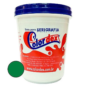 Pigmento Colordex para Tintas de Serigrafia Plastisol - Verde Bandeira (250ml)