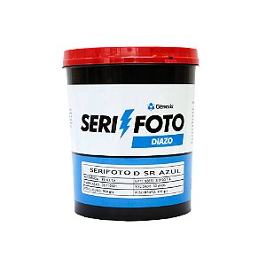 Emulsão para Serigrafia Gênesis Serifoto Diazo S.R. Azul Resistente a Tintas Base Solvente