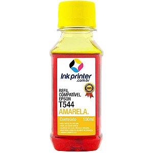 Tinta para Epson L5190 - Amarelo - Compatível InkPrinter (T544 - 100ml)