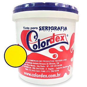 Tinta para Serigrafia Colordex Plastcolor Amarelo Canário (900ml)