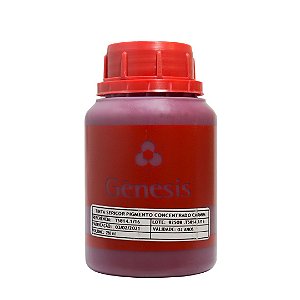 Sericor Pigmento Concentrado Carmim Gênesis para Tintas de Serigrafia a Base D'água (250ml)