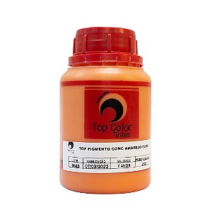 Pigmento Top Color para Tintas de Serigrafia a Base D'água - Amarelo Ouro (250ml)