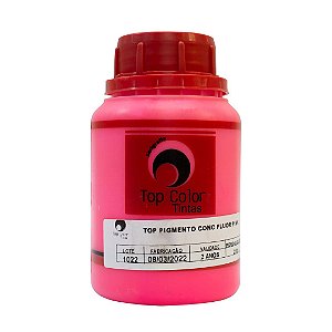 Pigmento Top Color para Tintas de Serigrafia a Base D'água - Fluor Pink (250ml)