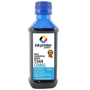 Tinta para Epson L3250 - Ciano - Compatível Ink Printer (T544 - 250ml)