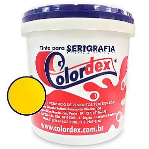 Tinta para Serigrafia Colordex Hidrocolor Mix Amarelo Ouro (5kg)