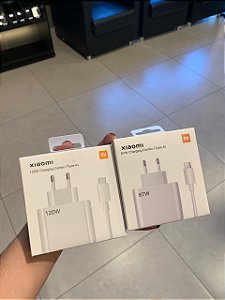 Kit Carregador Xiaomi Turbo Combo Fonte + Cabo USB-C