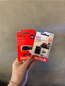 Pendrive Cruzer Blade ou Cartão MicroSD
