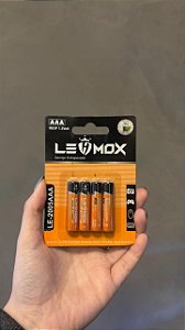 Pilhas 1,5V AA e AAA - Panasonic e Lehmox