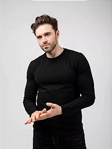 Blusa Térmica Flanelada Masculina sulxtreme - Preta