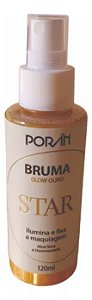 Bruma Glow Ouro Ilumina E Fixa A Maquiagem 120ml