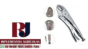 Alicate de Pressão 10" com Mordentes Forjados em aço carbono