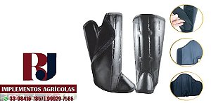 Perneira de bidim com velcro, 3 talas de PVC, Flash REPTEC