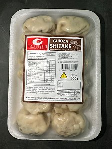 Guioza Shitake Artesanal Congelada – Massa Leve e Recheio Suculento – 12 Unidades