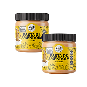 PASTA DE AMENDOIM INTEGRAL HOLY - 2 UNIDADES DE 450g