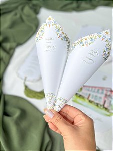 Cone para Pétalas Texturizado