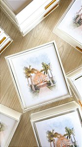 Caixa G&M Tampa em Acrílico Com Berço