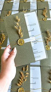 Convite A&A Capa com Convite Translúcido