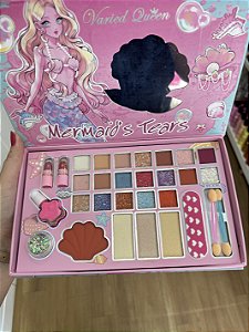 KIT DE MAQUIAGEM INFANTIL SEREIA