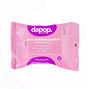 LENÇO DEMAQUILANTE COM ALOE VERA DAPOP