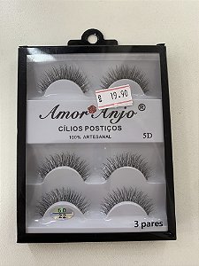 CÍLIOS POSTIÇOS 3 PARES 5D22