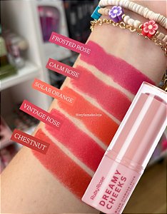 BLUSH CREMOSO CHEEKS BASTÃO RUBY ROSE