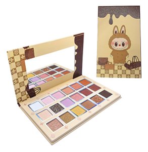 PALETA DE SOMBRAS 18 CORES LABUBU