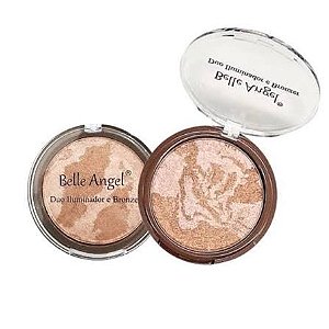 DUO ILUMINADOR E BRONZER BELLE ANGEL