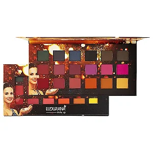PALETA DE SOMBRAS 18 CORES LUDURANA