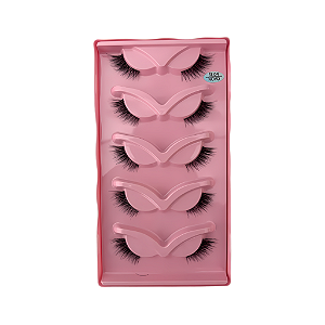 CÍLIOS 5 PARES SL04 AMOR ANJO