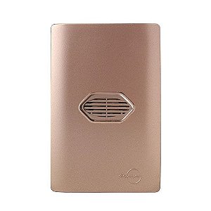 CJ CAMPAINHA CIGARRA BIVOLT 4X2 - NOVARA OURO ROSE / OURO ROSE