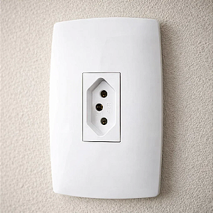 CJ TOMADA 20A VERTICAL 4X2 - BLUX HOME BRANCO
