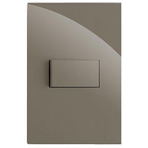 CJ INTERRUPTOR SIMPLES HORIZONTAL 4X2 - RECTA FENDI GLOSS