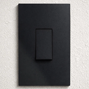 CJ INTERRUPTOR SIMPLES VERTICAL 4X2 - RECTA BLACK SATIN FOSCO