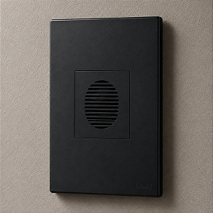 CJ CAMPAINHA CIGARRA (SOM) - RECTA BLACK SATIN FOSCO