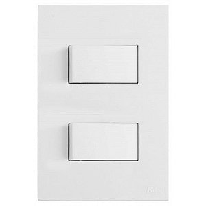 CJ INT.  DUPLO PARALELO 4X2 - RECTA BRANCO SATIN FOSCO