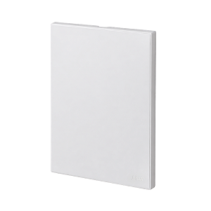 PLACA CEGA COM SUPORTE 4X2 - RECTA BRANCO SATIN FOSCO