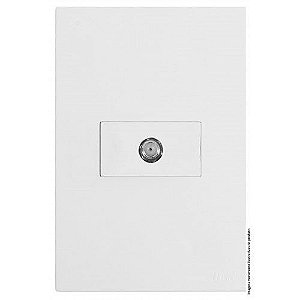 CJ COAXIAL (ANTENA)  HOR. 4X2 - RECTA BRANCO SATIN FOSCO