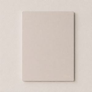 PLACA CEGA COM SUPORTE 4X2 - RECTA AREIA SATIN FOSCO